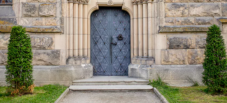 Traditional Double Front Doors in Pine Hills, FL