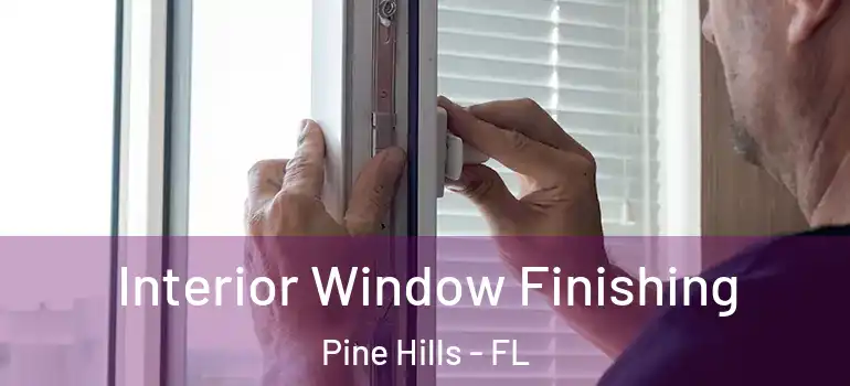  Interior Window Finishing Pine Hills - FL